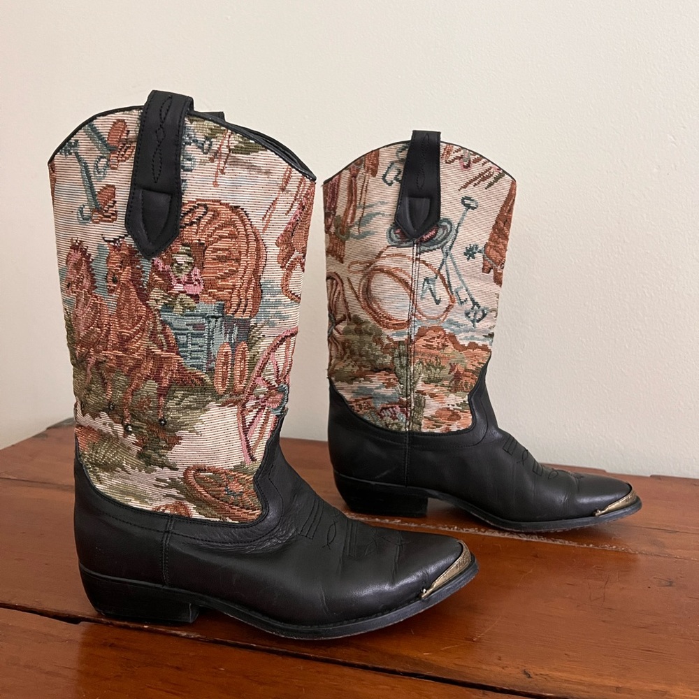 Seychelles Tapestry Equine Cowboy Boots women’s